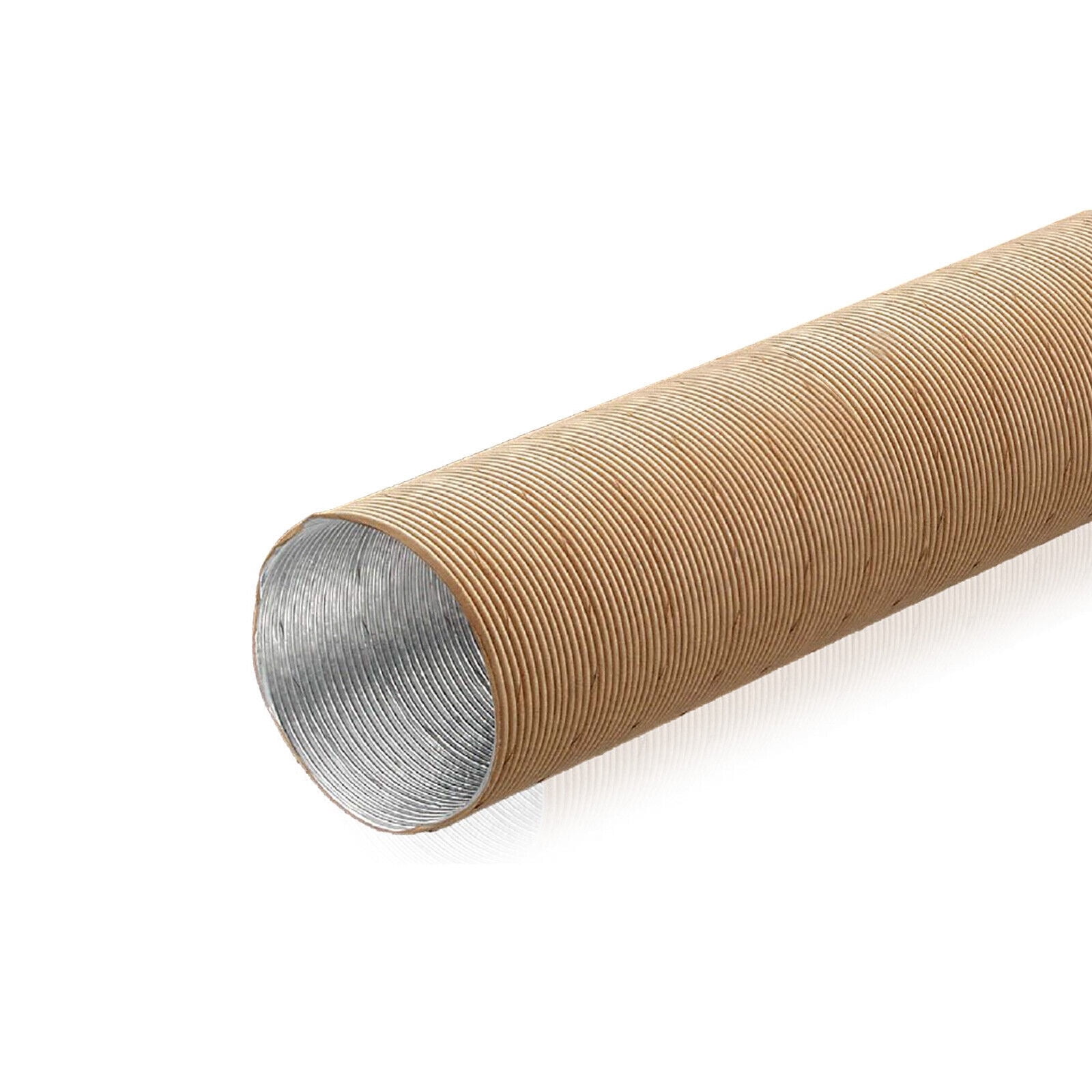 Brown Aluminum Heater Duct Pipe 300cm for Diesel Air Heaters Cars Trucks Boats Industrial Machines