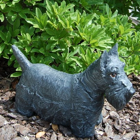 Ladybug Garden Decor Scottish Terrier Statue