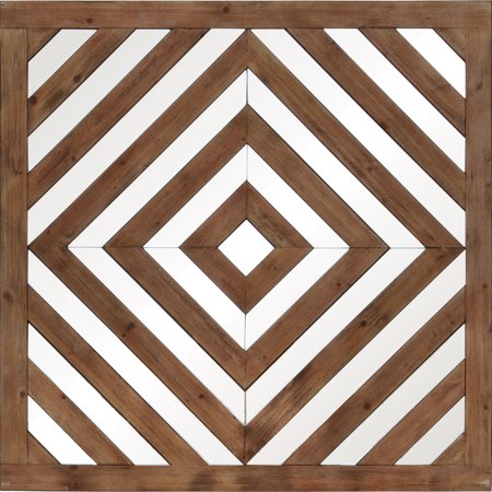 Ren Wil Mt2157 Brown Tully 36 Square Geometric Decorative Wall