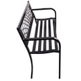 thumbnail image 3 of Topbuy Antique Steel Bench Patio Garden Chair Porch Cast for Outdoor, 3 of 6