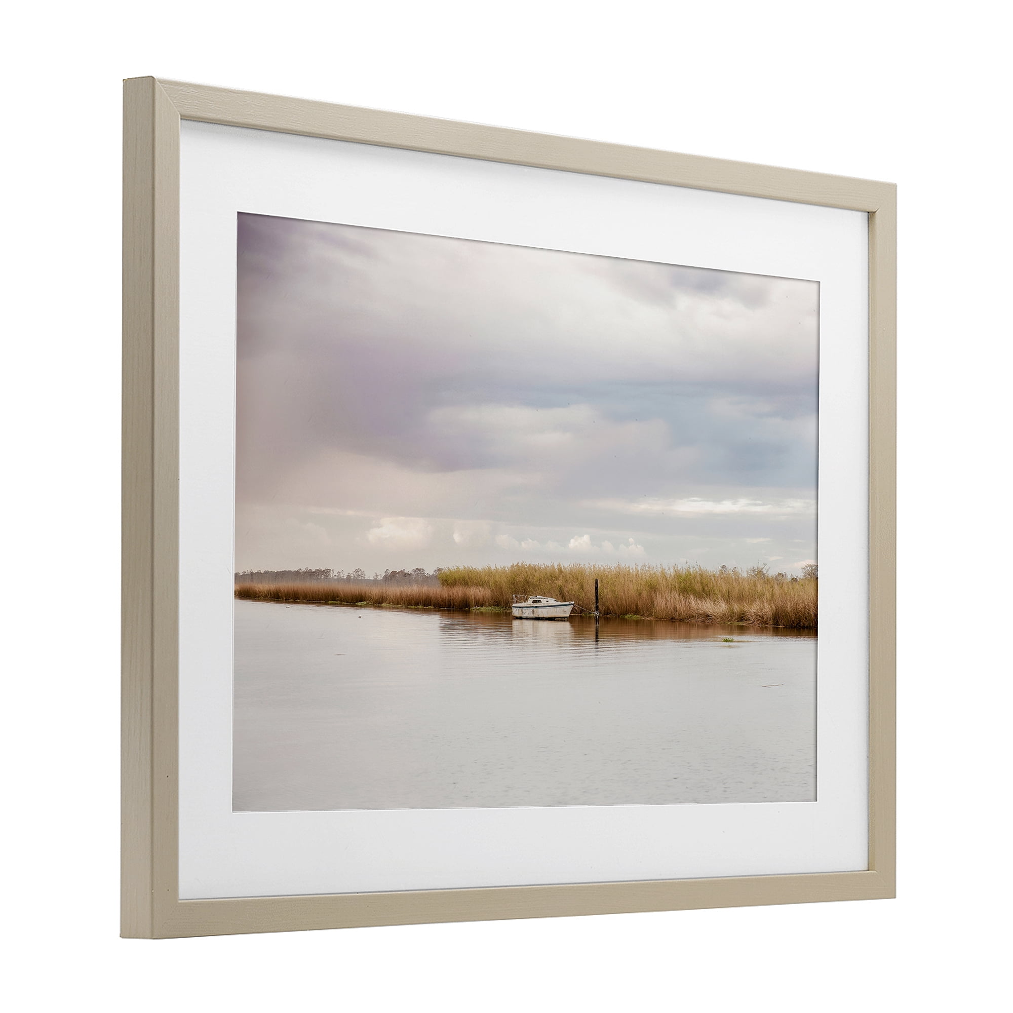 Stupell Industries Magical Mooring Landscape Birch Framed Print Under Glass, design by Christy Berry