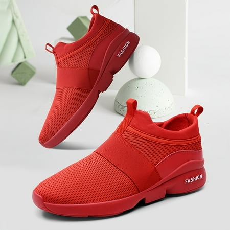 

Breathable Mesh Slip On Sports Sneakers Casual Thick Sole Outdoor Walking Running Shoes Women s Footwear
