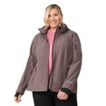 thumbnail image 2 of Free Country Women's Plus Size Aeris II Super Softshell® Jacket Driftwood 1X, 2 of 3