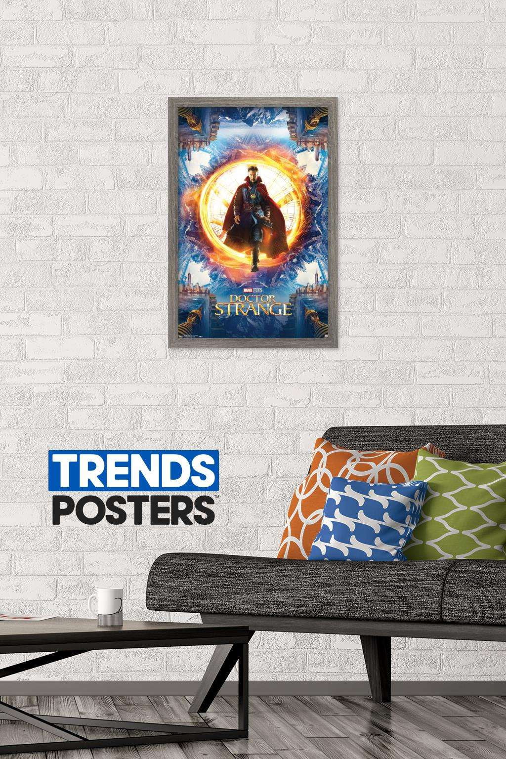 Marvel Cinematic Universe - Doctor Strange - Portal Wall Poster, 14.725" x 22.375", Framed