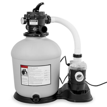 pool swimming pump xtremepowerus sand hp filter