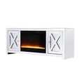 thumbnail image 5 of 59 in.crystal mirrored TV stand with crystal insert fireplace, 5 of 10