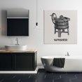 thumbnail image 3 of Stupell Industries Rustic Lodge Antique Rotary Washer Canvas Art, 36 x 36, by Val Rhodes, 3 of 7