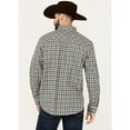 thumbnail image 4 of Moonshine Spirit Men's Durango Plaid Print Long Sleeve Snap Western Shirt - MSSU24W55-NVY, 4 of 4