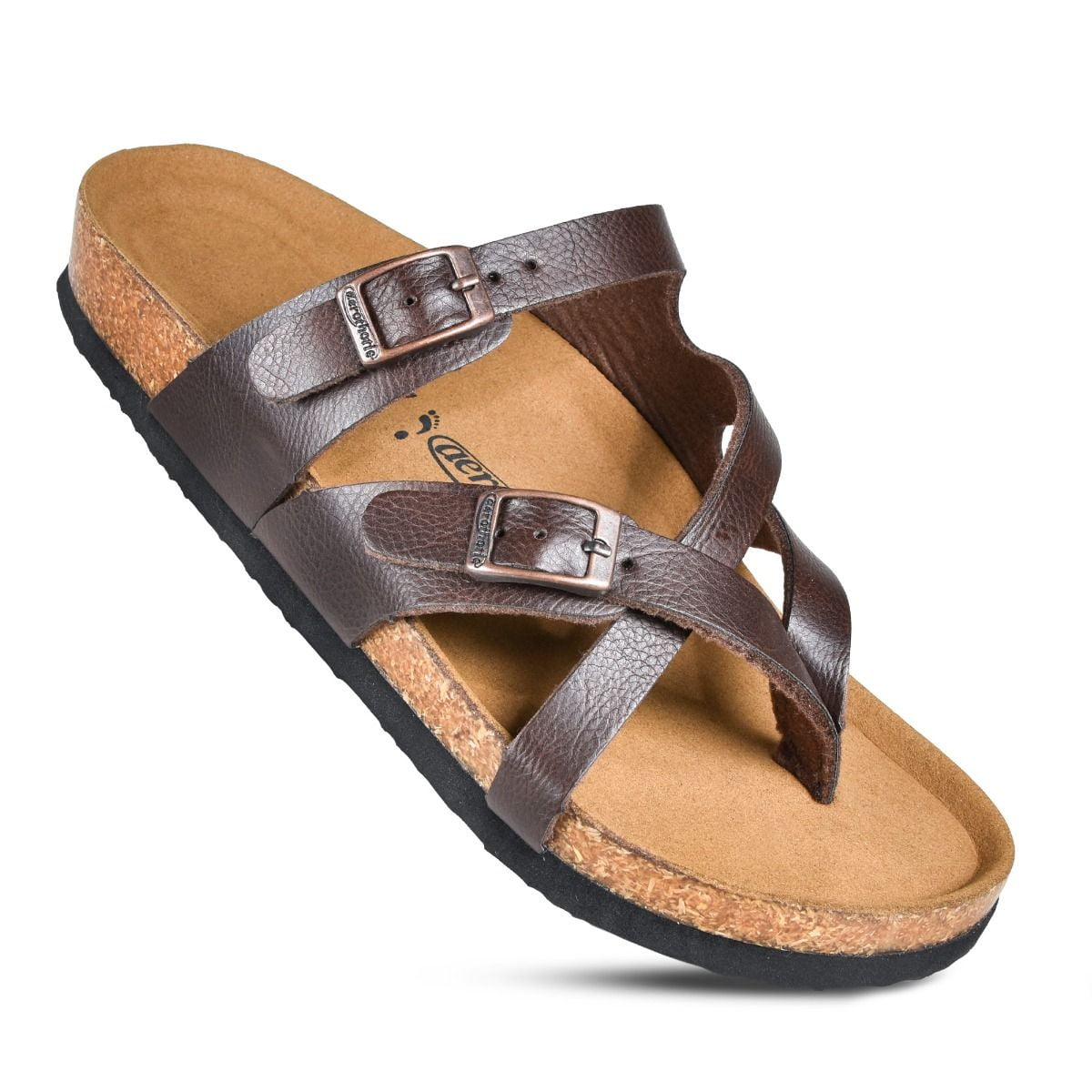 Aerothotic - Aerothotic - Celestis Women's Comfortable Split Toe Slide Sandals - Walmart.com 