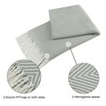 thumbnail image 7 of Bohemian Decorative Throw Blanket With Fringes In Herringbone Design,Farmhouse Outdoor Throws For Sofa Gray, 7 of 7