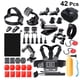 thumbnail image 4 of FELTECHELECTR Kit de accesorios para cámara de acción 42 en 1 con palo selfie y marco estándar de plástico (negro), 4 of 6