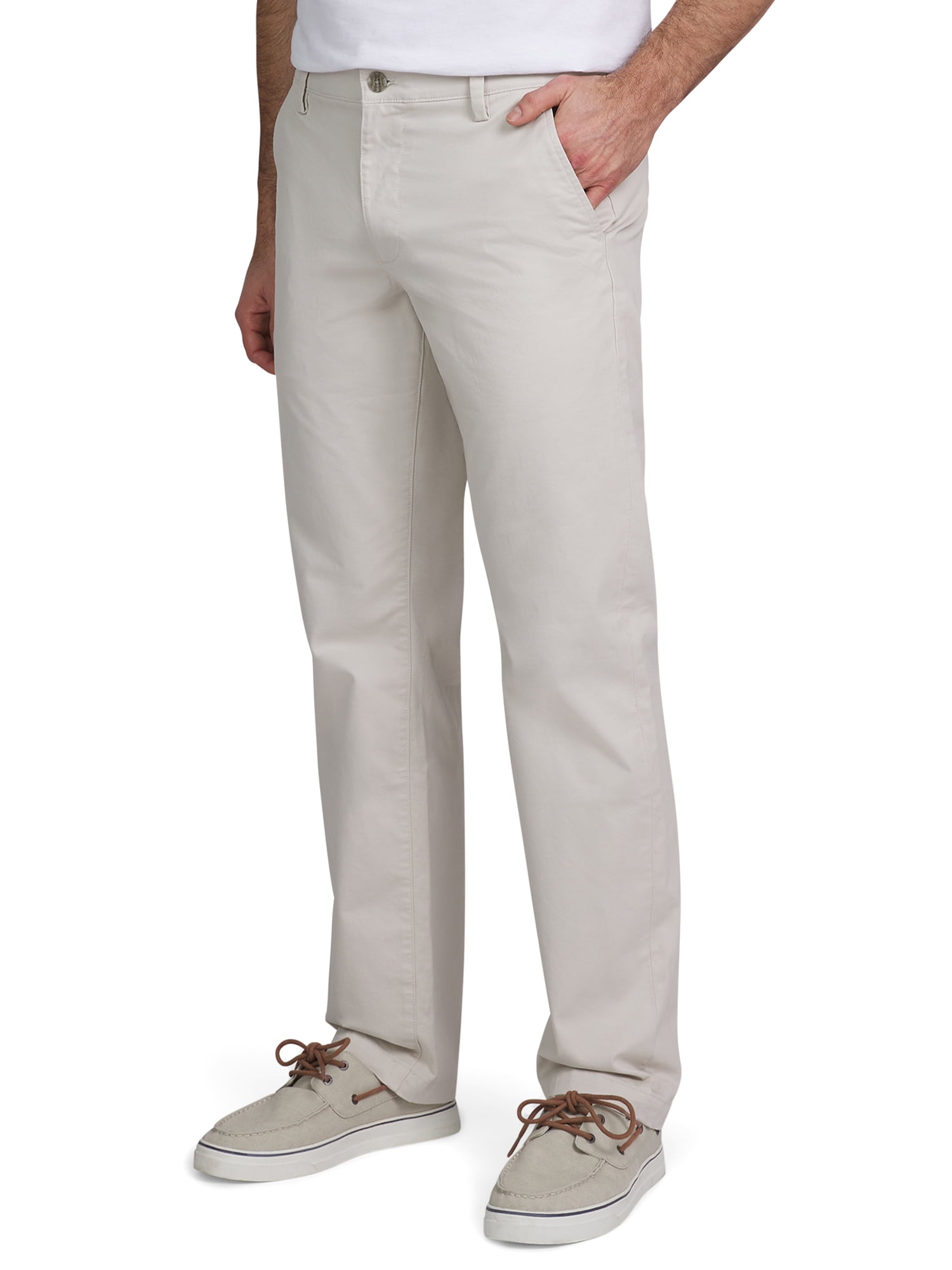 Chaps Men's & Big Men's Seacoast Wash Flex Twill Chino Pants, Waist Sizes 30-42