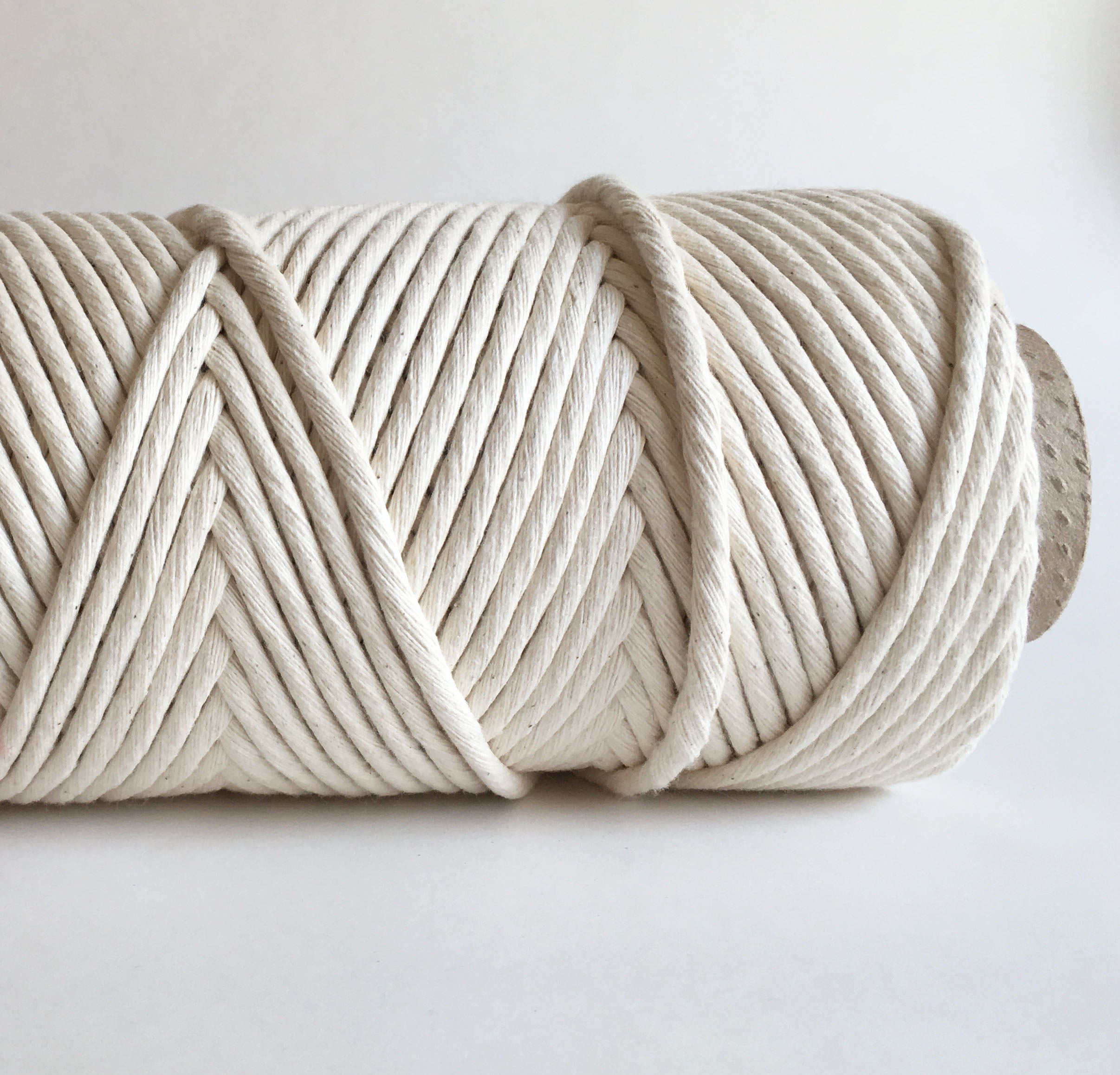 Cotton Rope for Macramé - 6mm Double-strand Macrame Rope - Hemptique