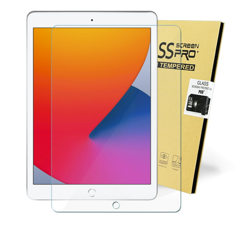  KIQ 2 Pack Tempered Glass Compatible iPad 9th 8th 7th