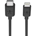 thumbnail image 2 of Belkin F8J239bt04-BLK BOOST?CHARGE USB-C Cable with Lightning Connector (Black), 2 of 5