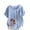 Light Blue, variant on Sexlip Womens Short Sleeve Blouse Side Button Sunflower Flag Print Loose Sleeve Soft Fabric Relaxed Silhouette for Weekend Gatherings Pink M
