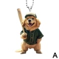 thumbnail image 6 of 2D Car Pendant Acrylic Dog Drop Ornament Universal Auto Rearview Mirror Decoration Gift Hanging Toy Dog Interior Decor L3Y7, 6 of 8