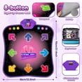 thumbnail image 4 of Flooyes Dance-08 Wireless Light-Up 8-Button Dance Pad Bluetooth Toy, 4 of 8