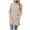 Beige, variant on Sweater for Women, Winter Sweaters for Women, Half Turtleneck Long Sleeve Top, Baggy Pocket Pullover for Casual Wear and Relaxed Comfort
