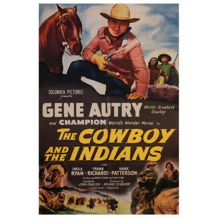 The Cowboy and the Indians POSTER (27x40) (1949)