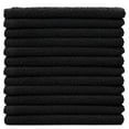 thumbnail image 6 of Dan River Bar Mop Cotton Kitchen Towel pack of 12 Super Absorbent And Reusable Cleaning Cloth - Black, 16x19in, 6 of 9