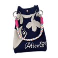 thumbnail image 3 of GUOOL Knitted Handbag Birthday Gift Shopping Pouch for Party Working Summer Spring Blue, 3 of 9