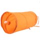 thumbnail image 2 of Tienda de campaña plegable con forma de túnel para gatos, juguete interactivo con forma de cama túnel (naranja), 2 of 10