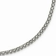 thumbnail image 2 of White Stainless Steel necklace chain 18 in 3.1 mm Polished 3.10mm Bismark, 2 of 6