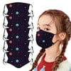 ICQOVD 5Pc Children Kids Children Outdoor Cotton Mouth Masks Face Masks Reusable