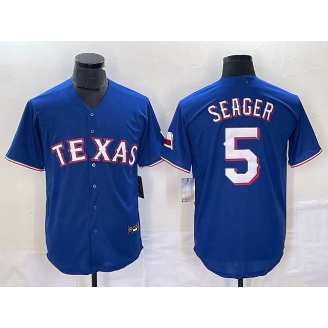 Baseball Jersey Rangers Fan Texas Rangers 2# 5#Seager 28# Heim 53# Copy Player Name Jersey -WEVALLEY