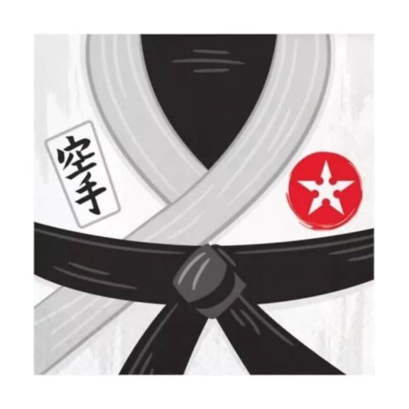 Karate Party Lunch Paper Napkins 16 Pack Party Tableware Decorations Supplies