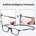 thumbnail image 5 of Magnetic Reading Glasses Men Women Front Connect Adjustable Temples Eyeglass Around Neck Hanging Readers, 5 of 6