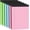 Colored 6, variant on Small Legal Pads 5x8 Notepad, 6 Pack Note Pads 5x8 College Ruled Writing Pads Yellow Legal Note Pads for Work, Micro Perforated Lined Paper 5 x 8 Note Pads 30 Sheets/Pad College Ruled Pads of Paper