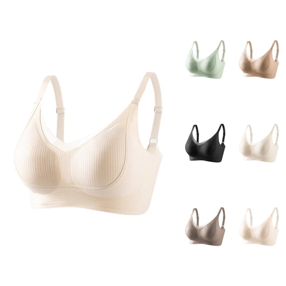 Sports Bras for Women Lifting Light Support Racerback Anti Sagging Push Up Bralettes Everyday Bra
