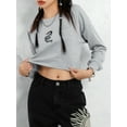 thumbnail image 4 of Faithtur Sweat-Shirts pour Femmes Dragon Totem Imprimé Col Rond Pulls à Manches Longues Automne Hiver Hauts Décontractés, 4 of 9
