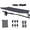 Gray, variant on 14FT  Waterproof Jon Boat Cover, 420D Heavy Duty Trailerable Jon Boat Cover UV Resistant Marine Grade Reinforced Black