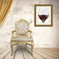 thumbnail image 3 of Prime, Marcus 15x18 Gold Ornate Wood Framed with Double Matting Museum Art Print Titled - Chill Grandma, 3 of 4