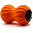 thumbnail image 1 of Vibrating Peanut Massage Ball - Rechargeable Muscle Roller for Trigger Point Therapy, Deep Tissue Massage, Myofascial Release and Sports Recovery-Orange, 1 of 2