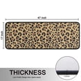 thumbnail image 5 of Kitchen Rugs Sets Of 2,Brown and Black Leopard Print Anti Fatigue Kitchen Mat Rugs Non Slip Washable,Decorative Kitchen Floor Mats for Kitchen,Sink,Laundry,17"x47"+17"x47", 5 of 5