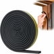 thumbnail image 1 of D-Profile Seal Strip, Door and Window Seal with Strong Adhesion, Noise Insulating and Weatherproof, 6 Meters (Black), 1 of 5