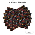 thumbnail image 5 of Rocae Monster Truck Printed Heat Resistant Place Mats,Classic Hemstitch Cloth Fabric Placemats Imitation Linen Place Mat Table Mats 18x12 inch, 5 of 5