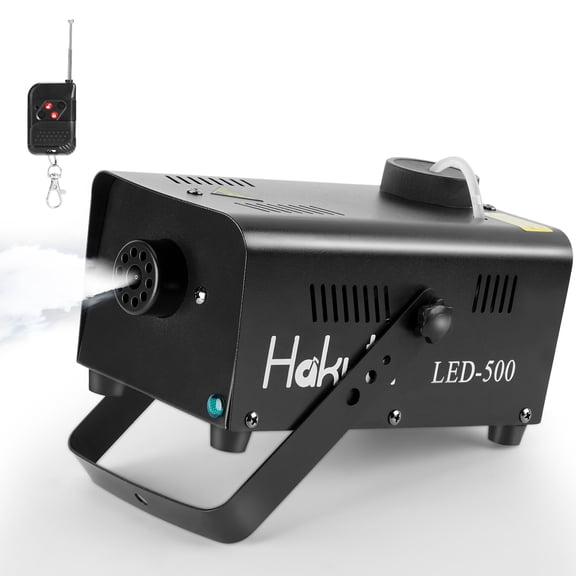 HAKUTA 500W Fog Machine, Smoke Machine with Wireless Remote & Auto Spray, Party Fogger for Halloween Christmas Weddings Stage Events