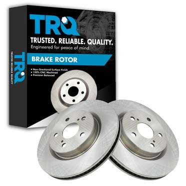 TRQ Front Disc Brake Rotor LH RH Kit Pair Set of 2 for Lexus Toyota BRA72719 Fits select: 2019-2022 TOYOTA RAV4, 2018 TOYOTA CAMRY L/LE/XLE/SE/XSE