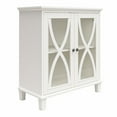 thumbnail image 1 of Ameriwood Home Celeste Accent Cabinet with Glass Doors, White, 1 of 9