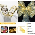 thumbnail image 3 of 5m Led Double Luminous Ribbon String Lights Christmas Tree Decoration,gold warm lamp, 3 of 7