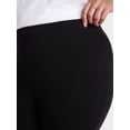 thumbnail image 4 of Terra & Sky Women's Plus Capri Legging, Sizes 0X-5X, 4 of 6