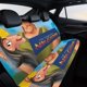 thumbnail image 4 of Las Locuras del Emperador-theme Car Rear Seat Covers Back Elastic Flexible Car Seat Covers Decorative Fits Most Cars 120x59x76cm, 4 of 6