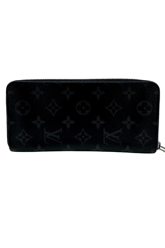 Pre-Owned LOUIS VUITTON M62295 Zippy Wallet Vertical Round Monogram Eclipse Long... (Good)