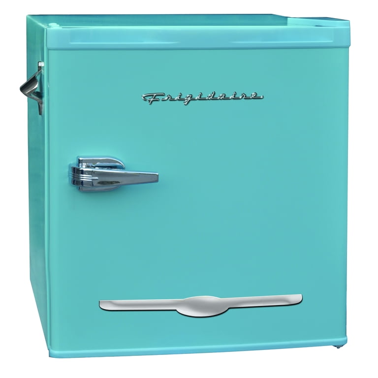 Blue mini hotsell fridge with freezer