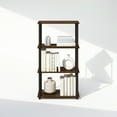 thumbnail image 6 of Furinno Turn-N-Tube 4-Tier Multipurpose Shelf Display Rack, Shelving Unit, Bookcase, Walnut/Brown, 6 of 6